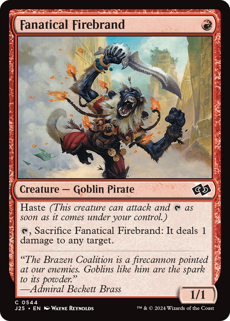 Fanatical Firebrand [Foundations Jumpstart] | Jomio and Rueliete's Cards and Comics