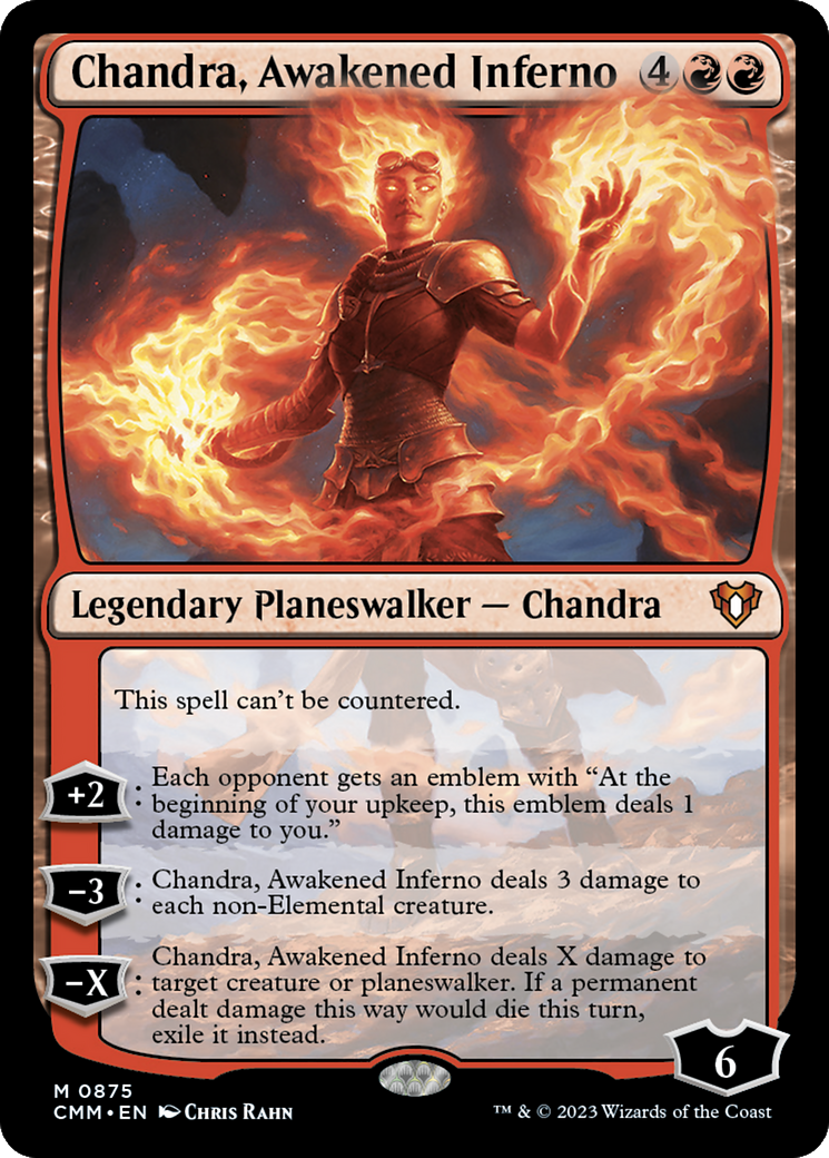 Chandra, Awakened Inferno [Commander Masters] | Jomio and Rueliete's Cards and Comics