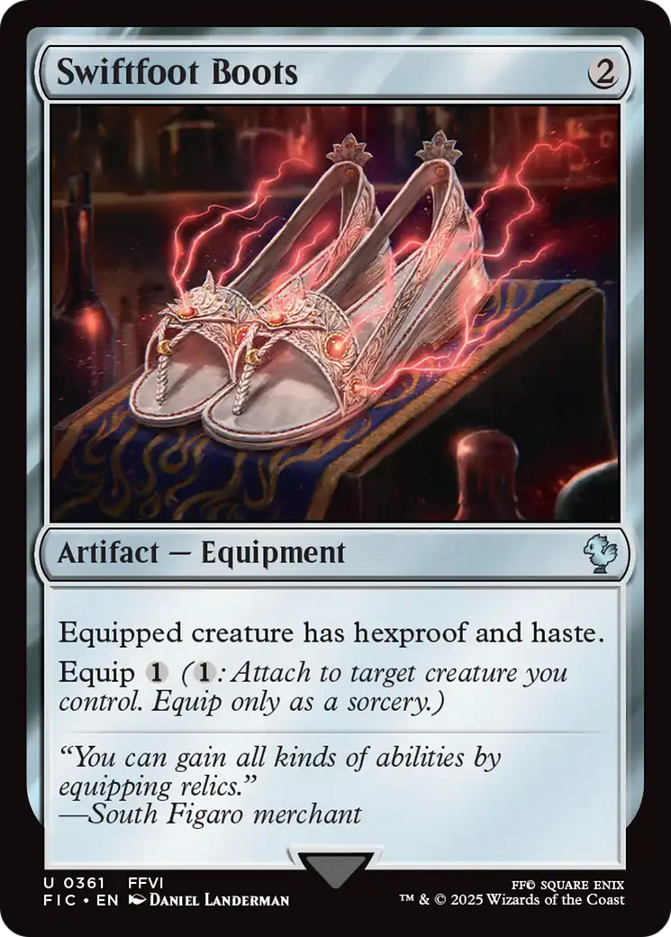 Swiftfoot Boots [FINAL FANTASY Commander] | Jomio and Rueliete's Cards and Comics