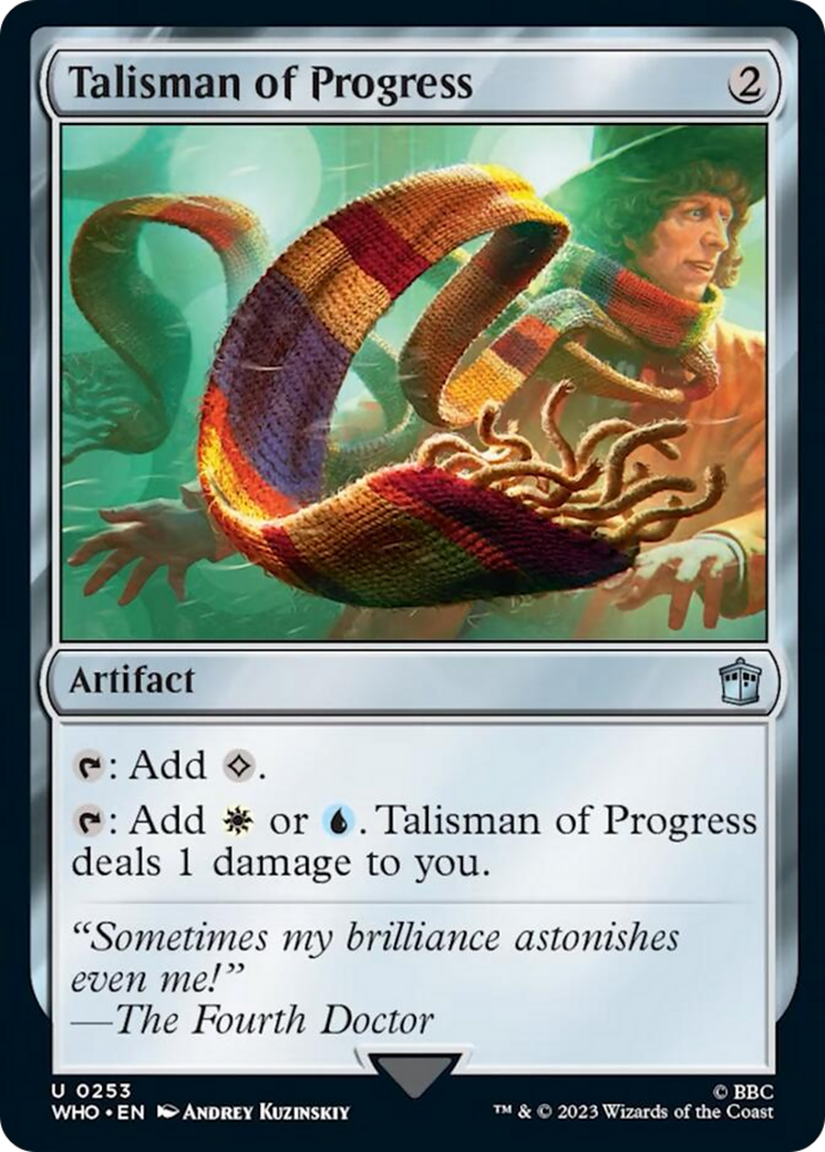 Talisman of Progress [Doctor Who] | Jomio and Rueliete's Cards and Comics