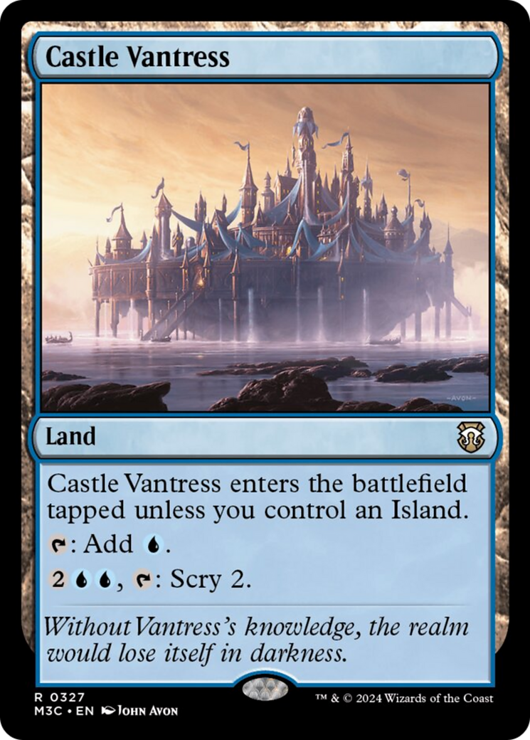 Castle Vantress (Ripple Foil) [Modern Horizons 3 Commander] | Jomio and Rueliete's Cards and Comics