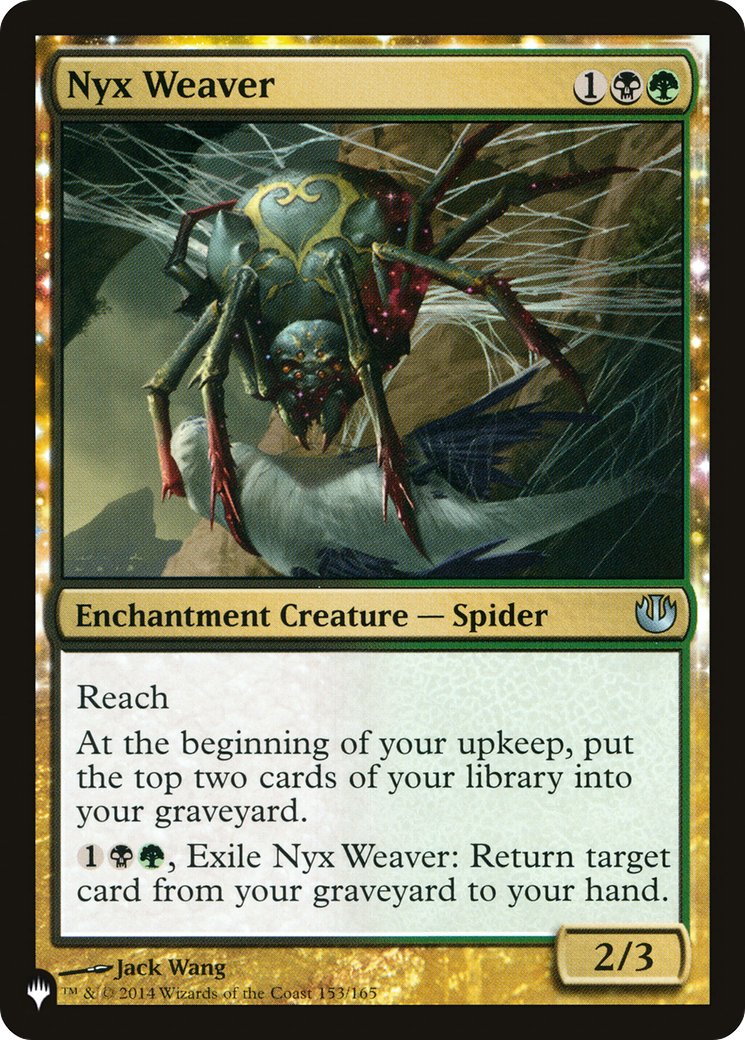 Nyx Weaver [The List] | Jomio and Rueliete's Cards and Comics