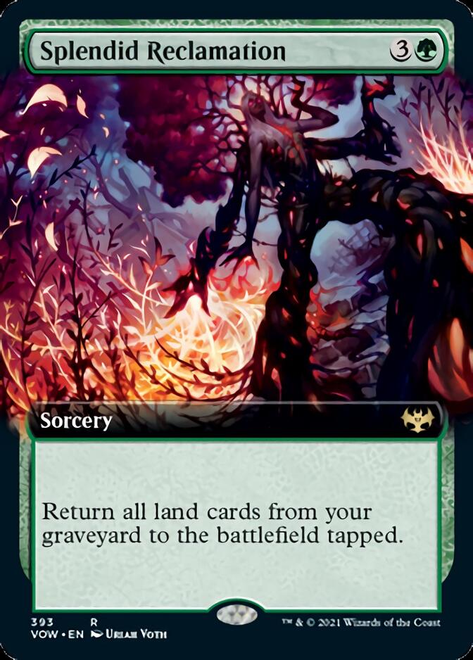 Splendid Reclamation (Extended Art) [Innistrad: Crimson Vow] | Jomio and Rueliete's Cards and Comics