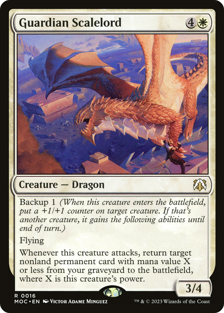 Guardian Scalelord [March of the Machine Commander] | Jomio and Rueliete's Cards and Comics