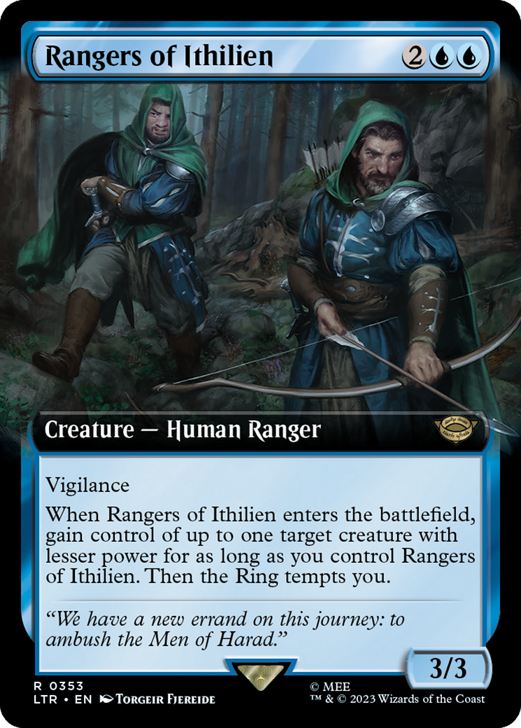 Rangers of Ithilien (Extended Art) [The Lord of the Rings: Tales of Middle-Earth] | Jomio and Rueliete's Cards and Comics