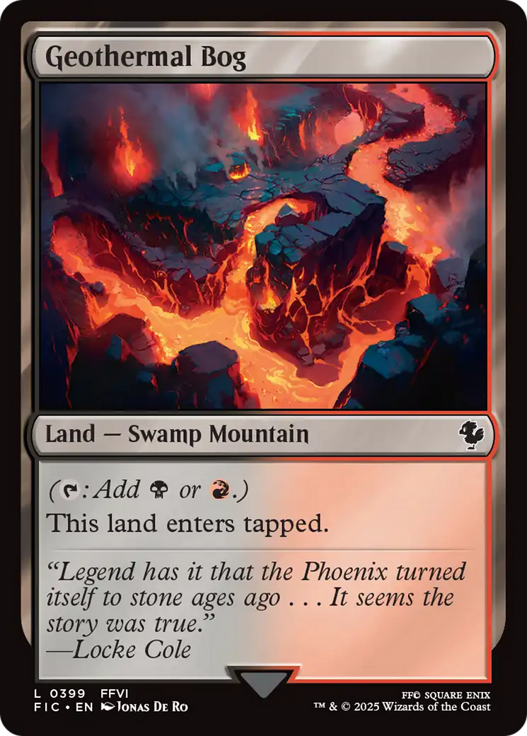 Geothermal Bog [FINAL FANTASY Commander] | Jomio and Rueliete's Cards and Comics