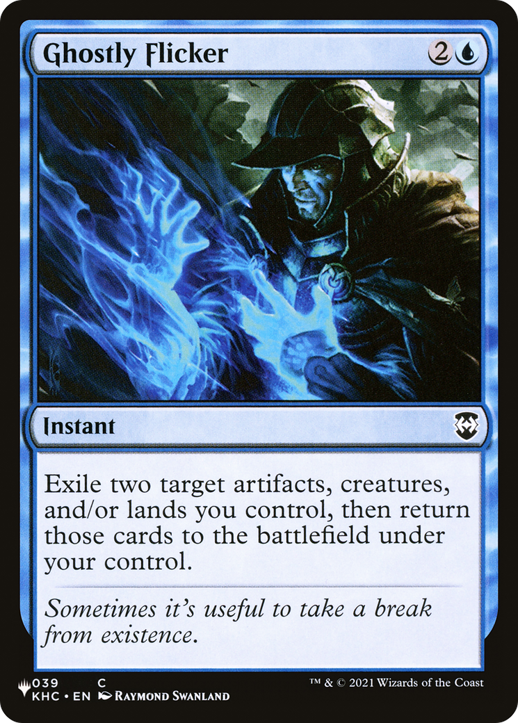Ghostly Flicker [The List] | Jomio and Rueliete's Cards and Comics