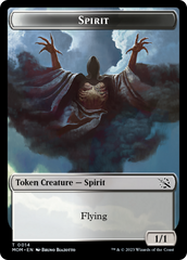 Treasure (21) // Spirit (14) Double-Sided Token [March of the Machine Tokens] | Jomio and Rueliete's Cards and Comics