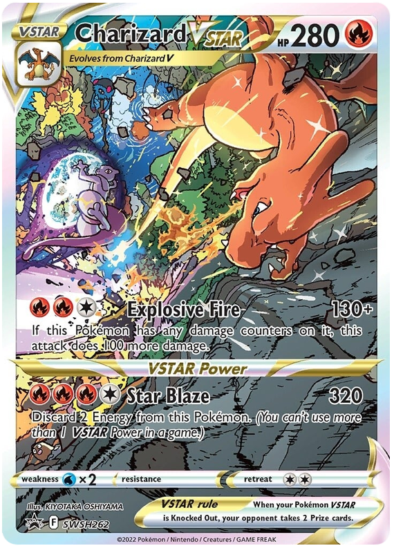 Charizard VSTAR (SWSH262) [Sword & Shield: Black Star Promos] | Jomio and Rueliete's Cards and Comics