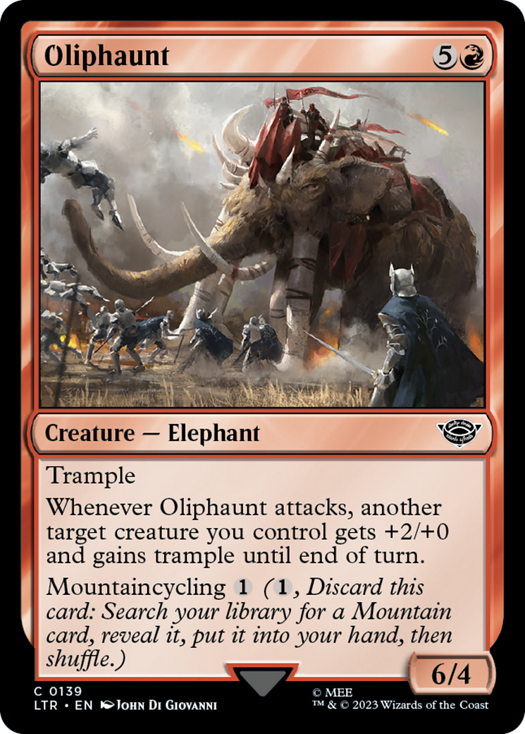 Oliphaunt [The Lord of the Rings: Tales of Middle-Earth] | Jomio and Rueliete's Cards and Comics