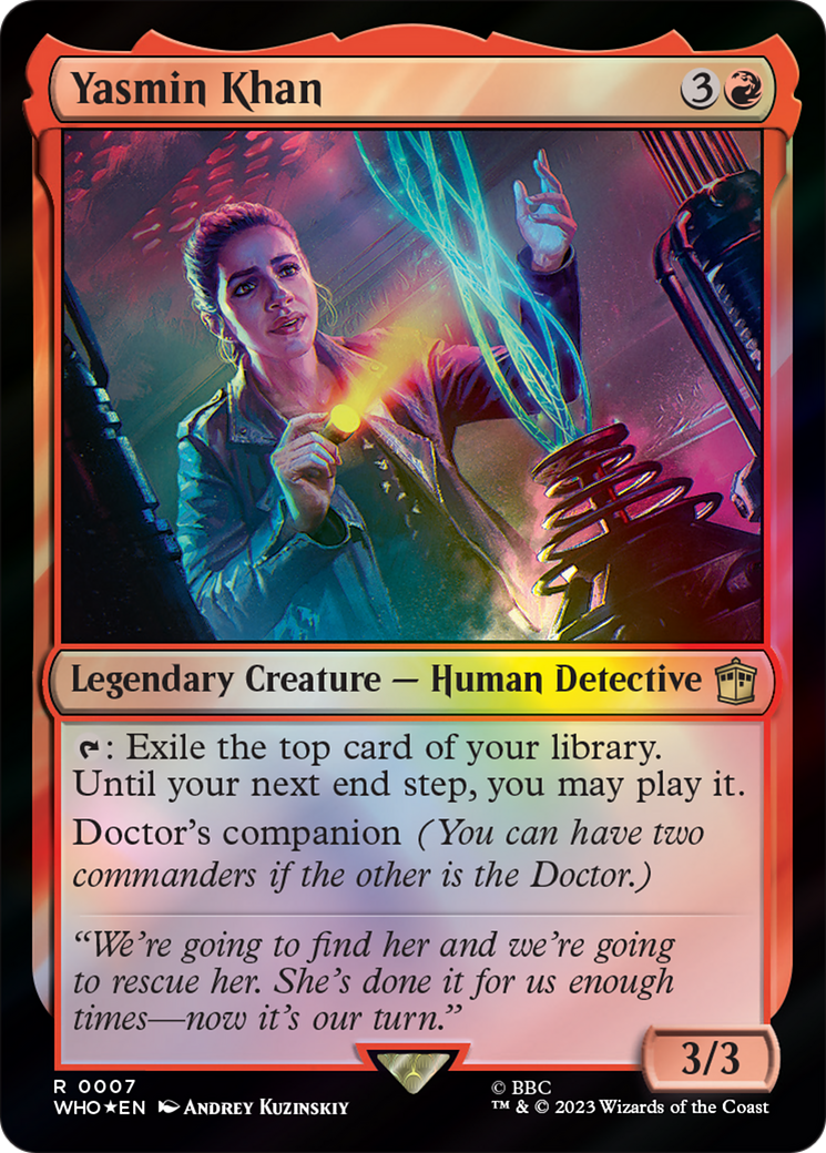 Yasmin Khan [Doctor Who] | Jomio and Rueliete's Cards and Comics