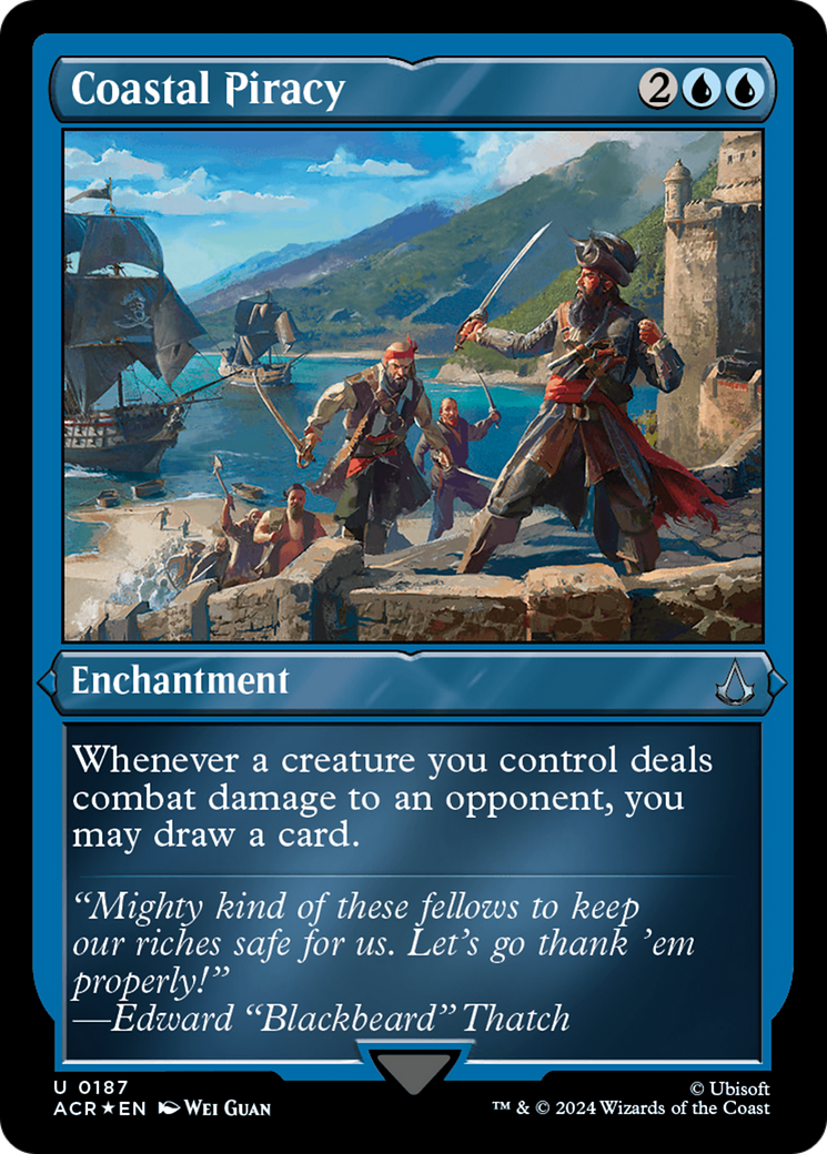 Coastal Piracy (Foil Etched) [Assassin's Creed] | Jomio and Rueliete's Cards and Comics