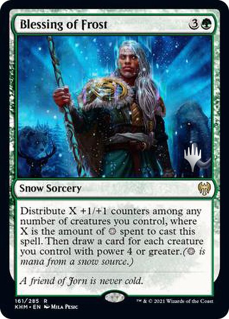Blessing of Frost (Promo Pack) [Kaldheim Promos] | Jomio and Rueliete's Cards and Comics
