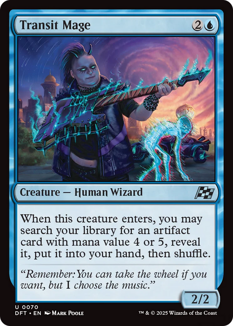 Transit Mage [Aetherdrift] | Jomio and Rueliete's Cards and Comics