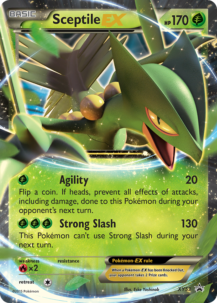 Sceptile EX (XY53) [XY: Black Star Promos] | Jomio and Rueliete's Cards and Comics
