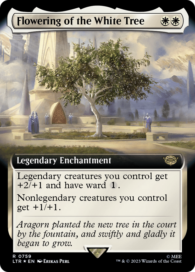 Flowering of the White Tree (Extended Art) (Surge Foil) [The Lord of the Rings: Tales of Middle-Earth] | Jomio and Rueliete's Cards and Comics