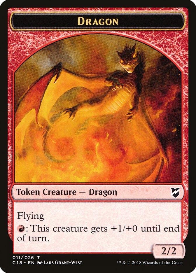 Dragon Token [Commander 2018 Tokens] | Jomio and Rueliete's Cards and Comics