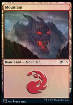 Mountain (Develish) (565) [Secret Lair Drop Promos] | Jomio and Rueliete's Cards and Comics
