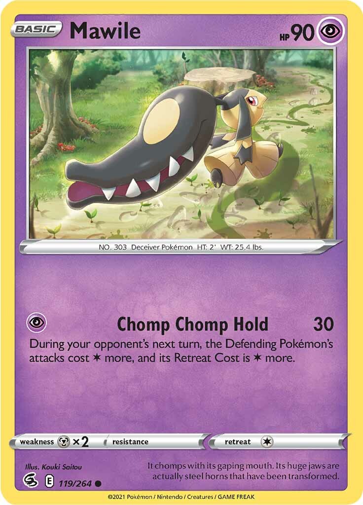 Mawile (119/264) [Sword & Shield: Fusion Strike] | Jomio and Rueliete's Cards and Comics