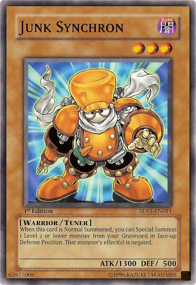 Junk Synchron [5DS1-EN011] Common | Jomio and Rueliete's Cards and Comics