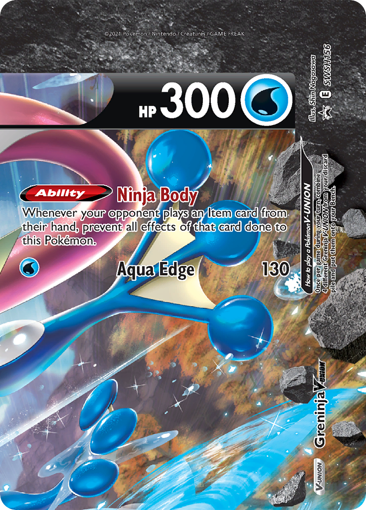 Greninja V-Union (SWSH156) [Sword & Shield: Black Star Promos] | Jomio and Rueliete's Cards and Comics