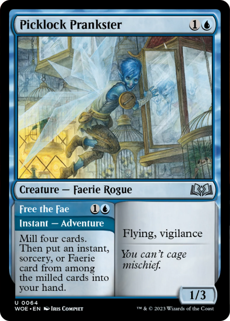 Picklock Prankster [Wilds of Eldraine] | Jomio and Rueliete's Cards and Comics