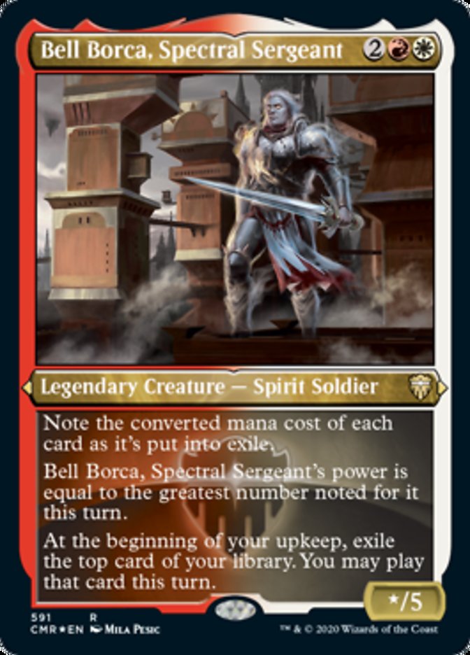 Bell Borca, Spectral Sergeant (Etched) [Commander Legends] | Jomio and Rueliete's Cards and Comics