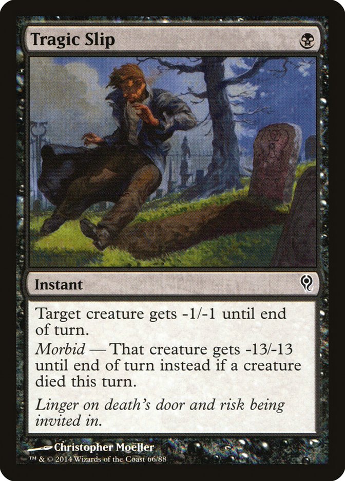 Tragic Slip [Duel Decks: Jace vs. Vraska] | Jomio and Rueliete's Cards and Comics