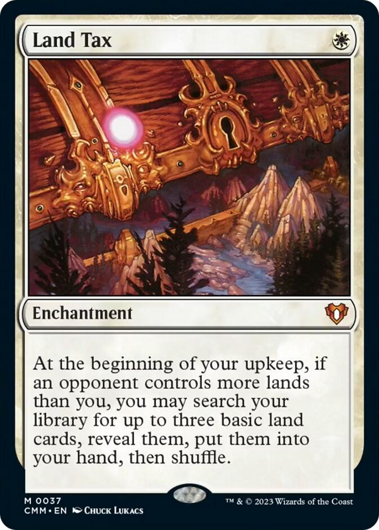 Land Tax [Commander Masters] | Jomio and Rueliete's Cards and Comics