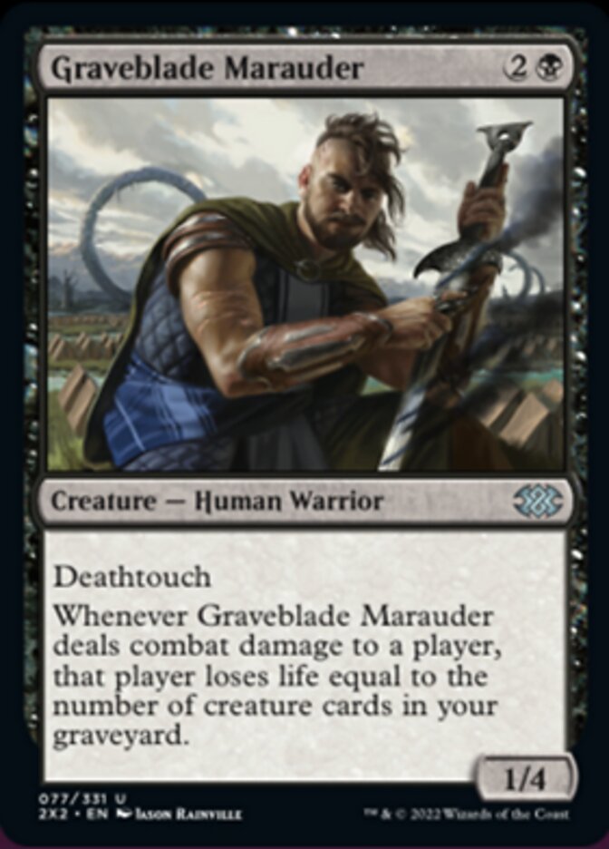 Graveblade Marauder [Double Masters 2022] | Jomio and Rueliete's Cards and Comics