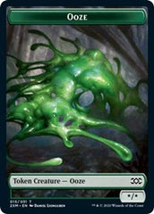 Ooze // Wurm (030) Double-Sided Token [Double Masters Tokens] | Jomio and Rueliete's Cards and Comics