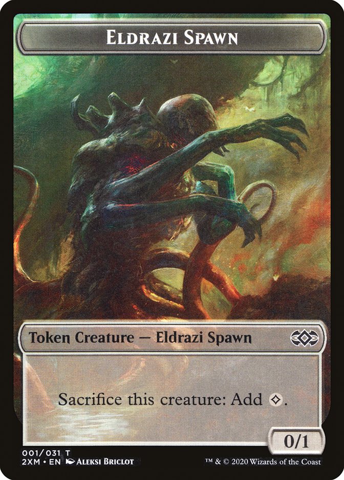 Eldrazi Spawn Token [Double Masters Tokens] | Jomio and Rueliete's Cards and Comics