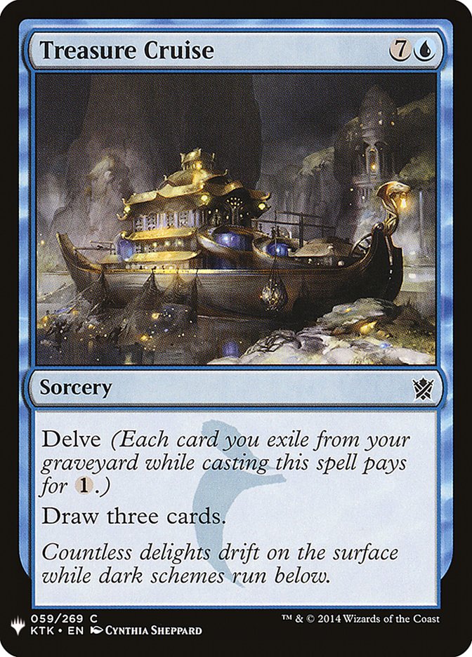 Treasure Cruise [Mystery Booster] | Jomio and Rueliete's Cards and Comics