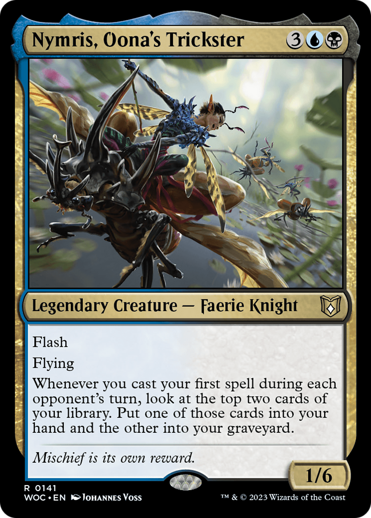 Nymris, Oona's Trickster [Wilds of Eldraine Commander] | Jomio and Rueliete's Cards and Comics