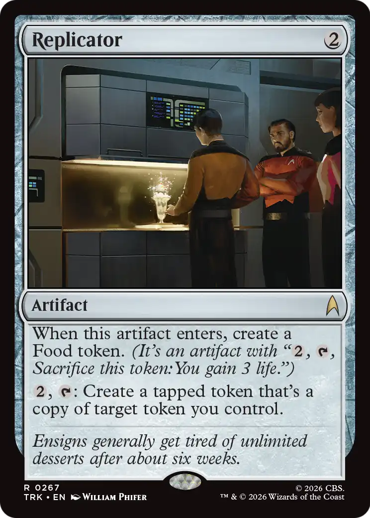 Replicator [Star Trek] | Jomio and Rueliete's Cards and Comics