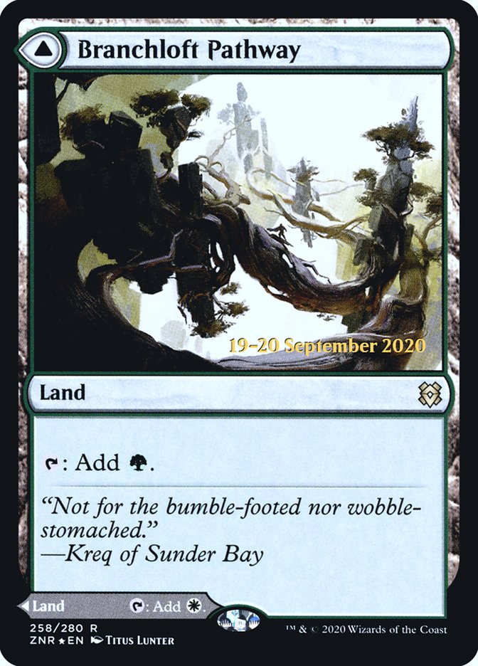 Branchloft Pathway // Boulderloft Pathway [Zendikar Rising Prerelease Promos] | Jomio and Rueliete's Cards and Comics