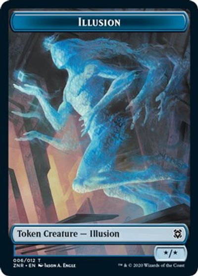 Illusion // Pegasus Double-Sided Token [Challenger Decks 2021 Tokens] | Jomio and Rueliete's Cards and Comics