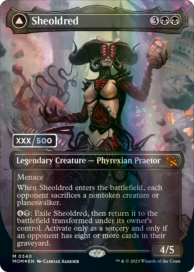 Sheoldred // The True Scriptures (Serialized) [March of the Machine] | Jomio and Rueliete's Cards and Comics