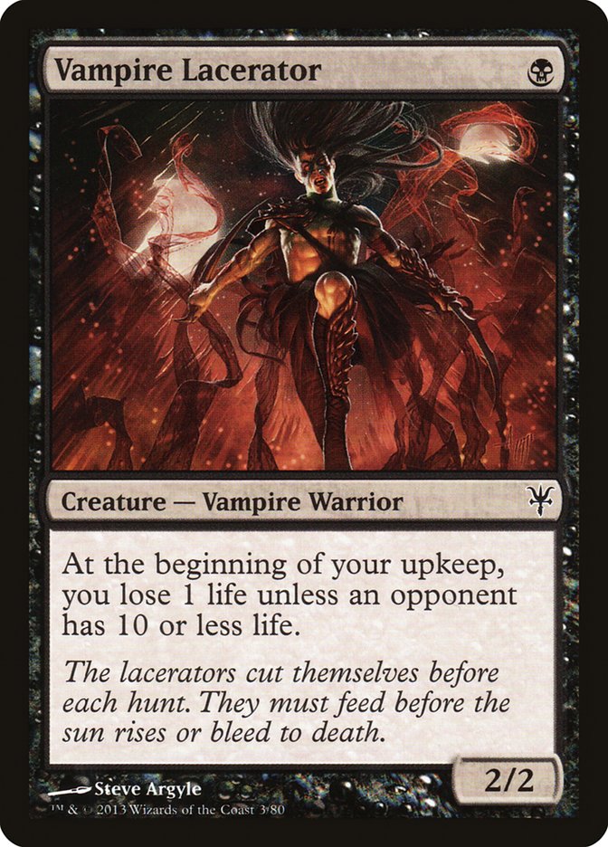 Vampire Lacerator [Duel Decks: Sorin vs. Tibalt] | Jomio and Rueliete's Cards and Comics