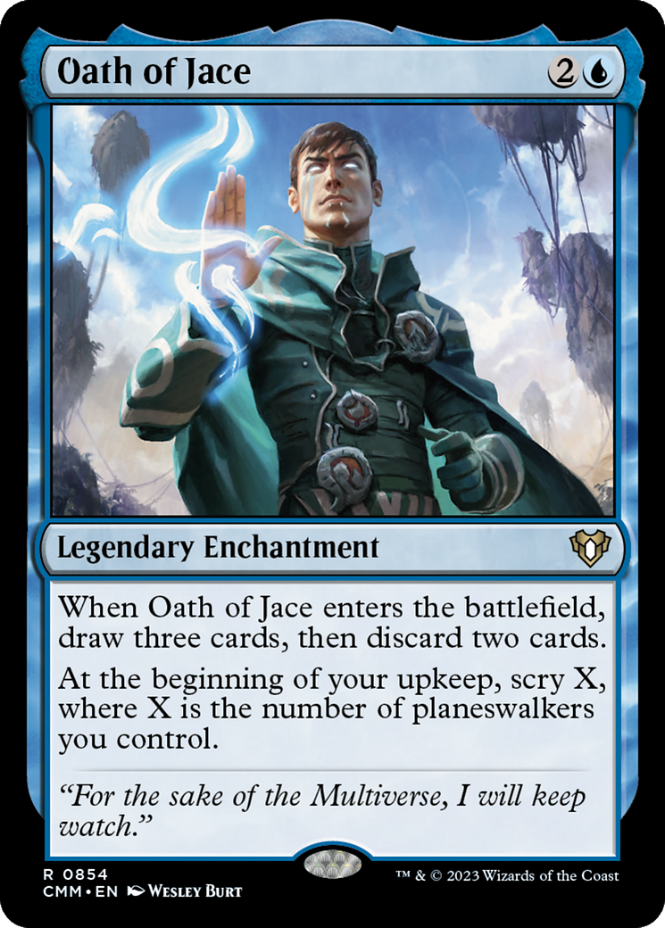 Oath of Jace [Commander Masters] | Jomio and Rueliete's Cards and Comics