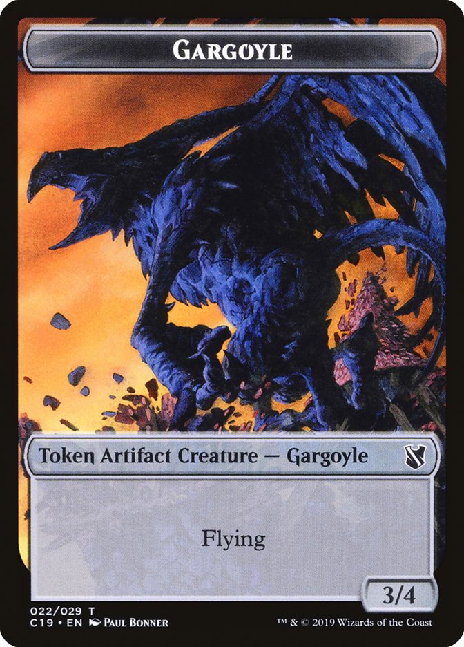 Gargoyle Token [Commander 2019 Tokens] | Jomio and Rueliete's Cards and Comics
