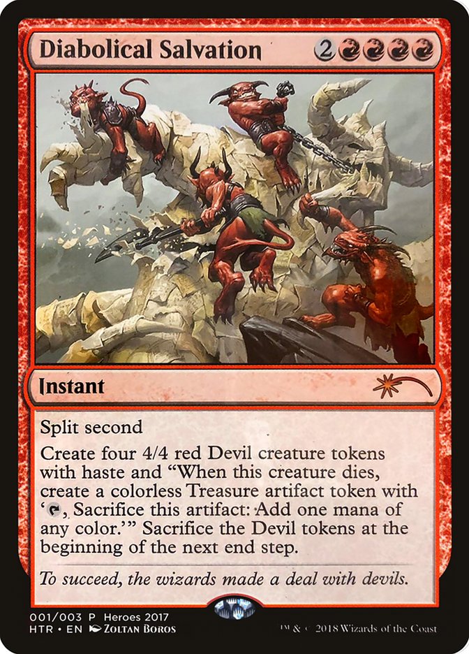 Diabolical Salvation [Heroes of the Realm] | Jomio and Rueliete's Cards and Comics