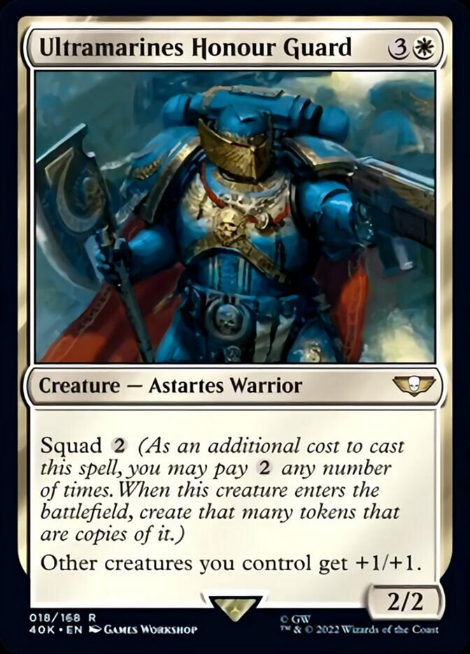 Ultramarines Honour Guard (Surge Foil) [Warhammer 40,000] | Jomio and Rueliete's Cards and Comics
