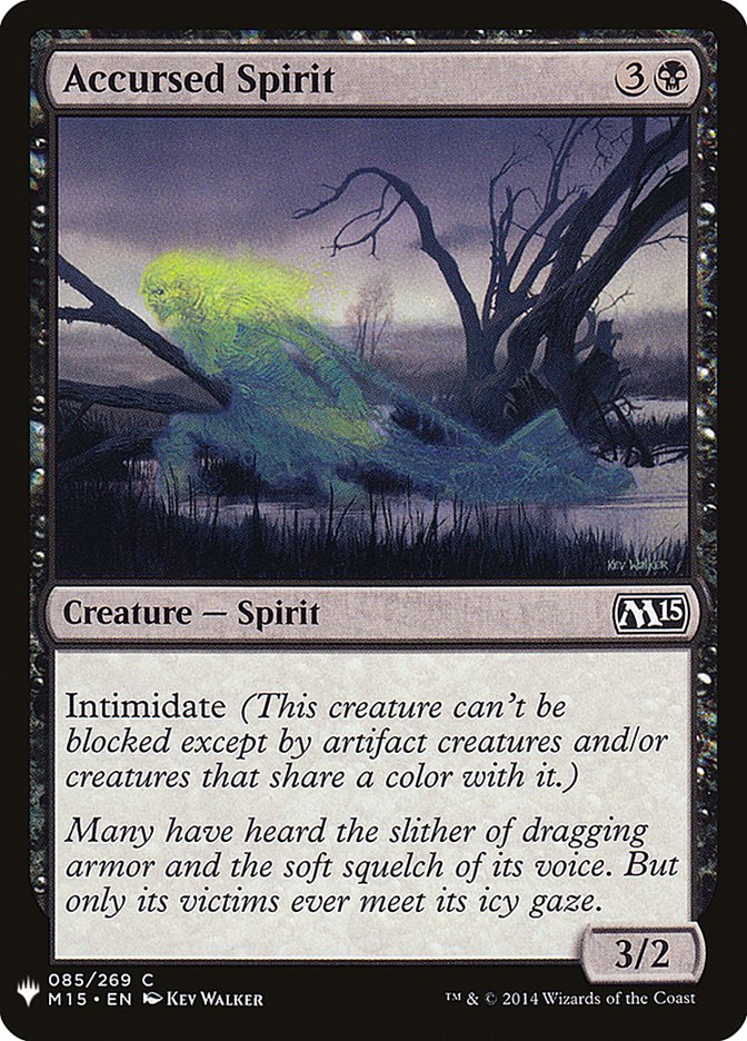 Accursed Spirit [Mystery Booster] | Jomio and Rueliete's Cards and Comics