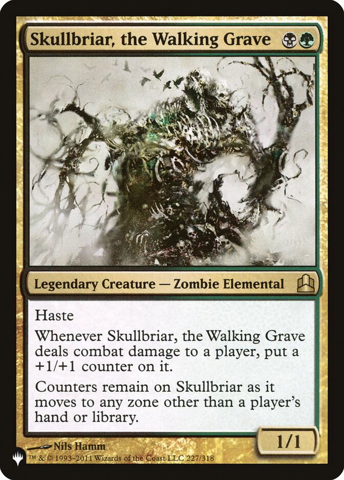 Skullbriar, the Walking Grave [The List] | Jomio and Rueliete's Cards and Comics