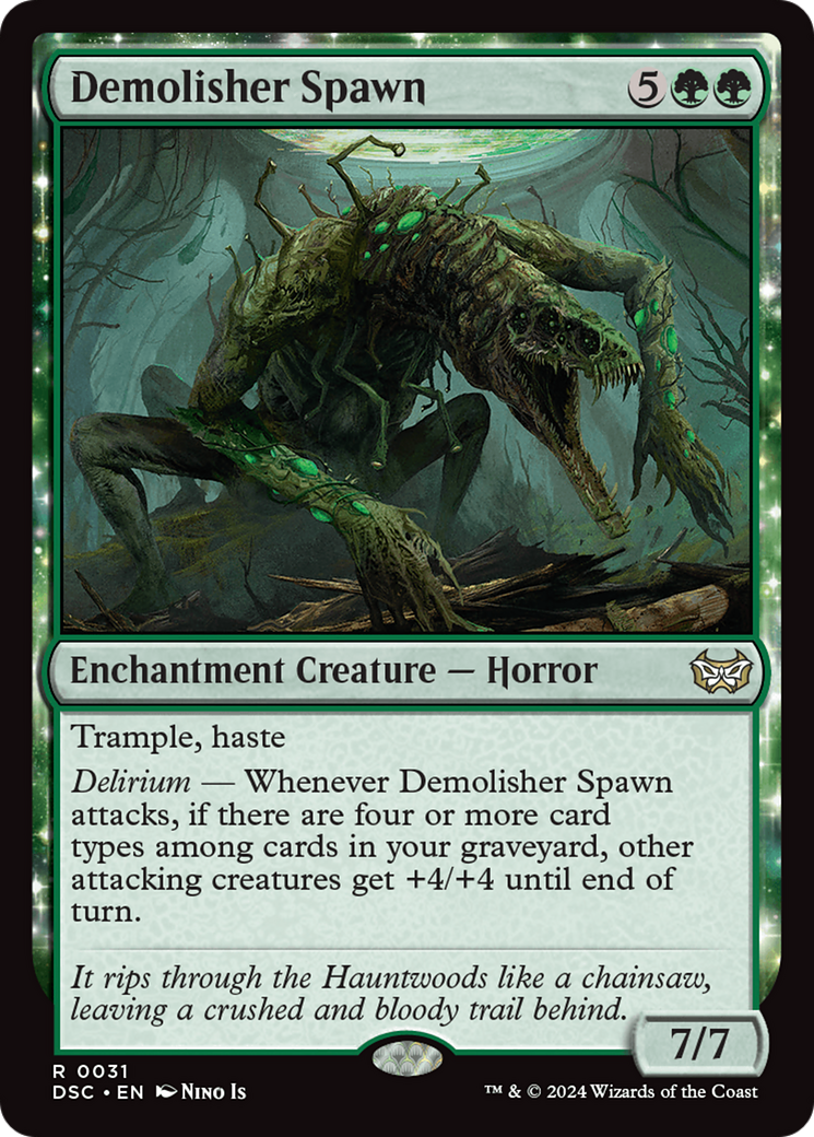 Demolisher Spawn [Duskmourn: House of Horror Commander] | Jomio and Rueliete's Cards and Comics
