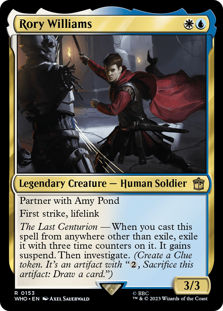 Rory Williams [Doctor Who] | Jomio and Rueliete's Cards and Comics