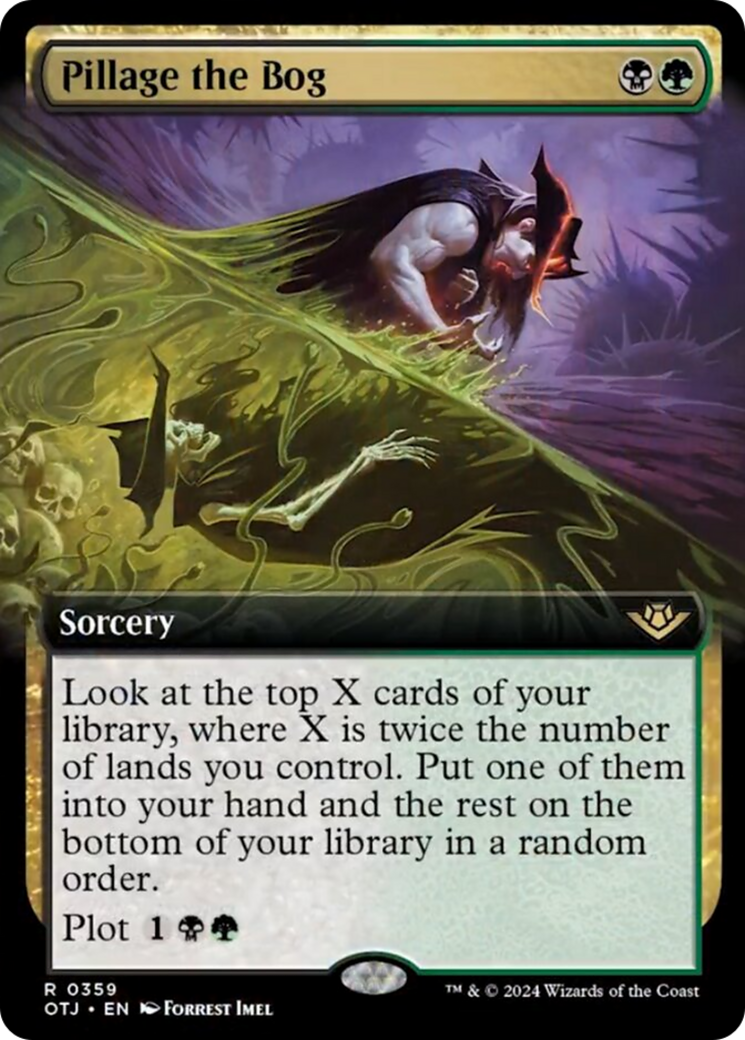 Pillage the Bog (Extended Art) [Outlaws of Thunder Junction] | Jomio and Rueliete's Cards and Comics