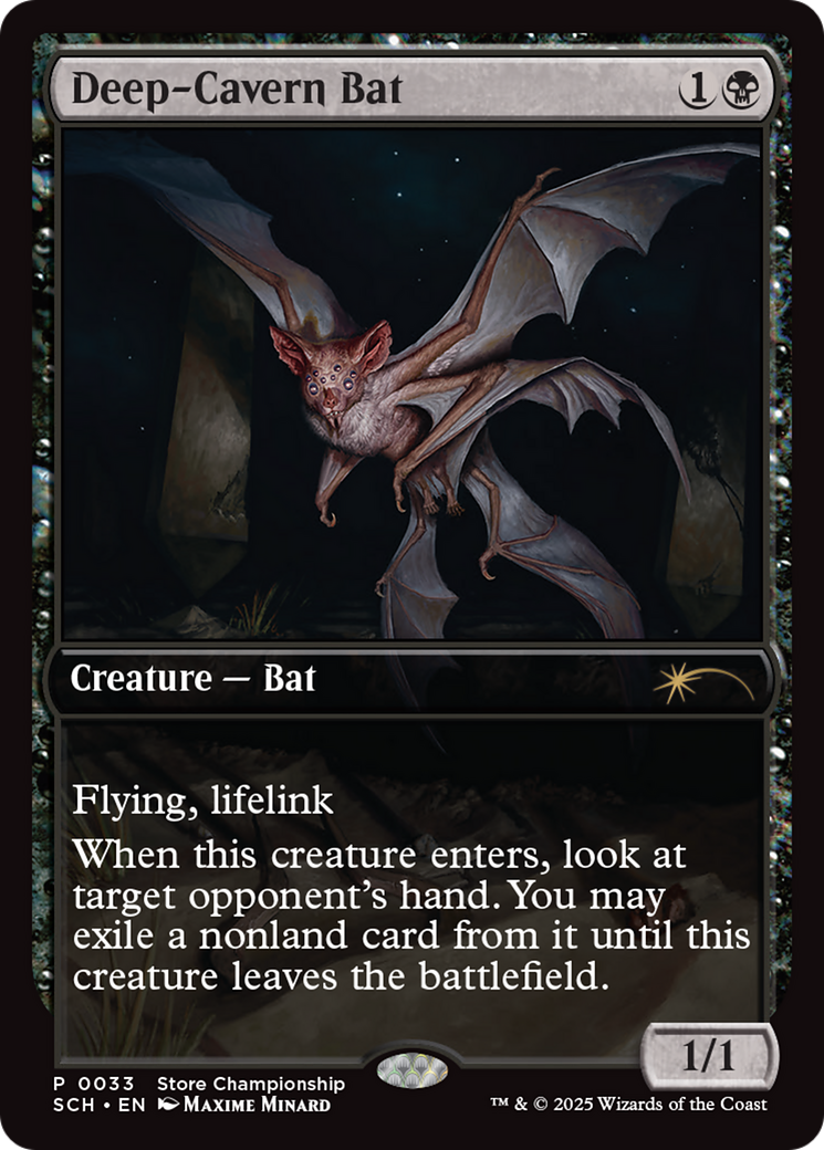Deep-Cavern Bat [Store Championships 2025] | Jomio and Rueliete's Cards and Comics