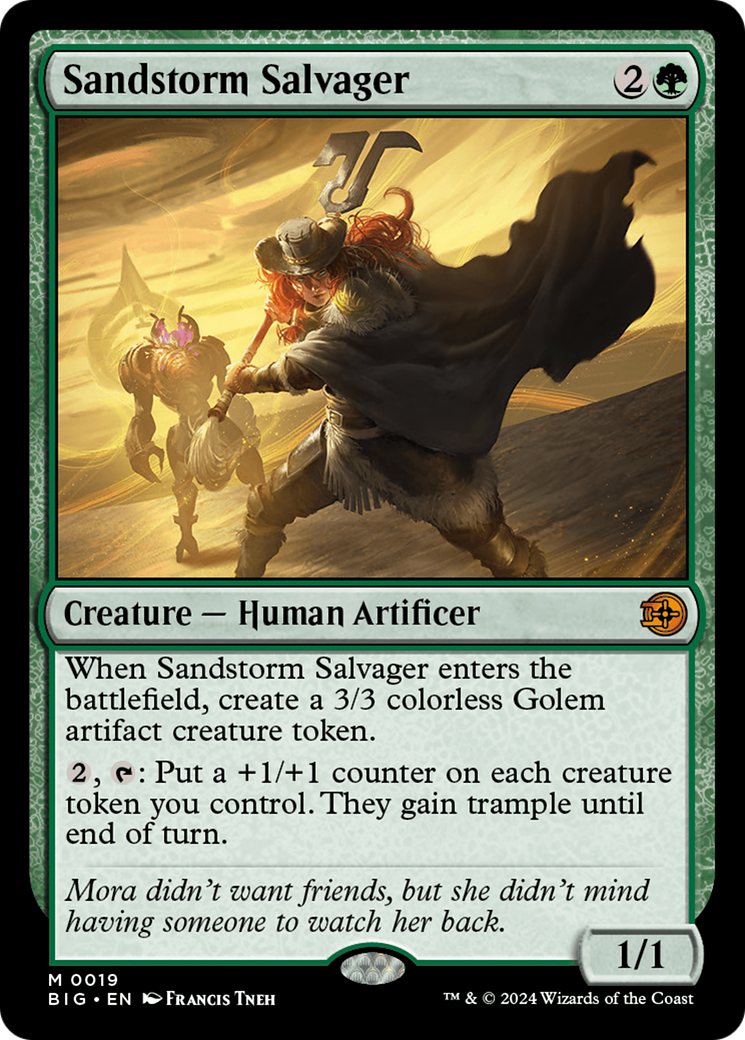 Sandstorm Salvager [Outlaws of Thunder Junction: The Big Score] | Jomio and Rueliete's Cards and Comics